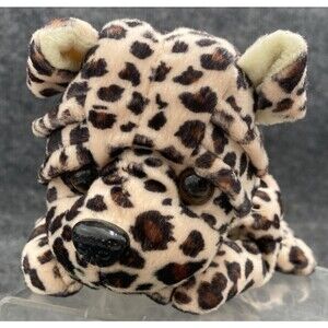 Fang Bulldog Plush Bean Bag Ice Dogs Long Beach IHL 2000 Mascot Toy Hockey Promo